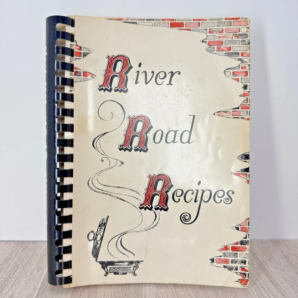 Vintage River Road Recipes Cookbook Junior League Baton Rouge LA‎ Spiral